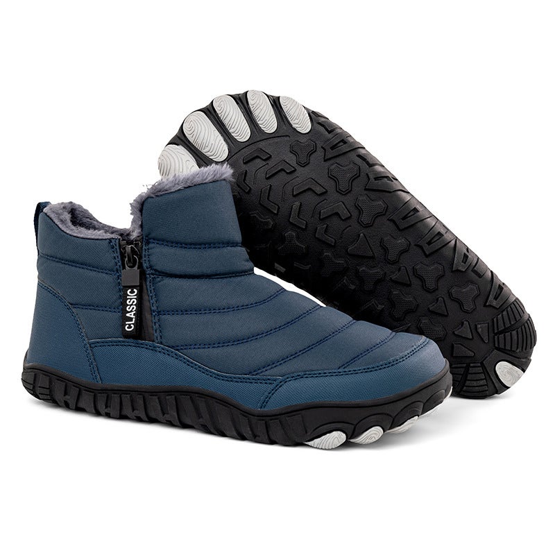 Plus Size High-Top Snow Boots New Outdoor Sports Leisure Hiking Boots Waterproof Non-Slip Warm Cotton Shoes - Image 1